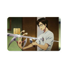 Load image into Gallery viewer, Shinich getting stabbed (Parasyte Credit Card Skins (4-in-1 Pack)
