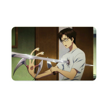 Load image into Gallery viewer, Shinich getting stabbed (Parasyte Credit Card Skins (4-in-1 Pack)

