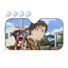 Load image into Gallery viewer, Shinichi and Migi  Car Sunshade
