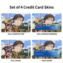 Load image into Gallery viewer, Shinichi and Migi  Credit Card Skins (4-in-1 Pack)

