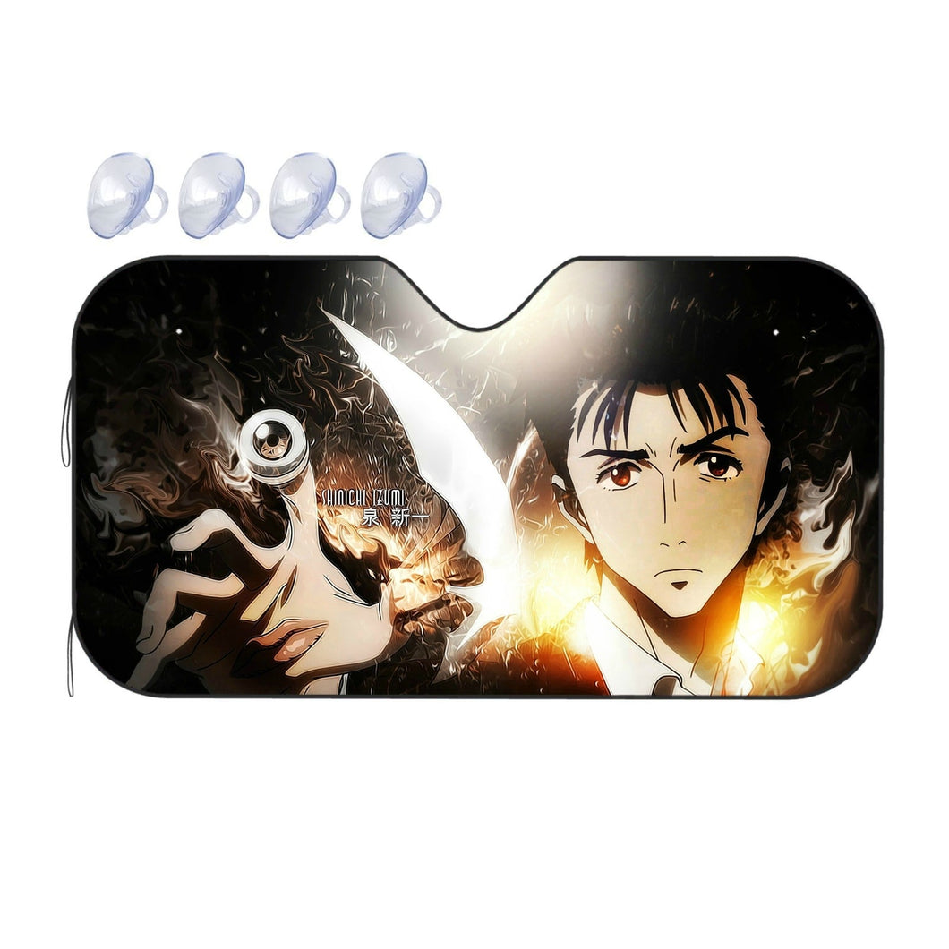 Shinichi Izumi And Migi  Car Sunshade