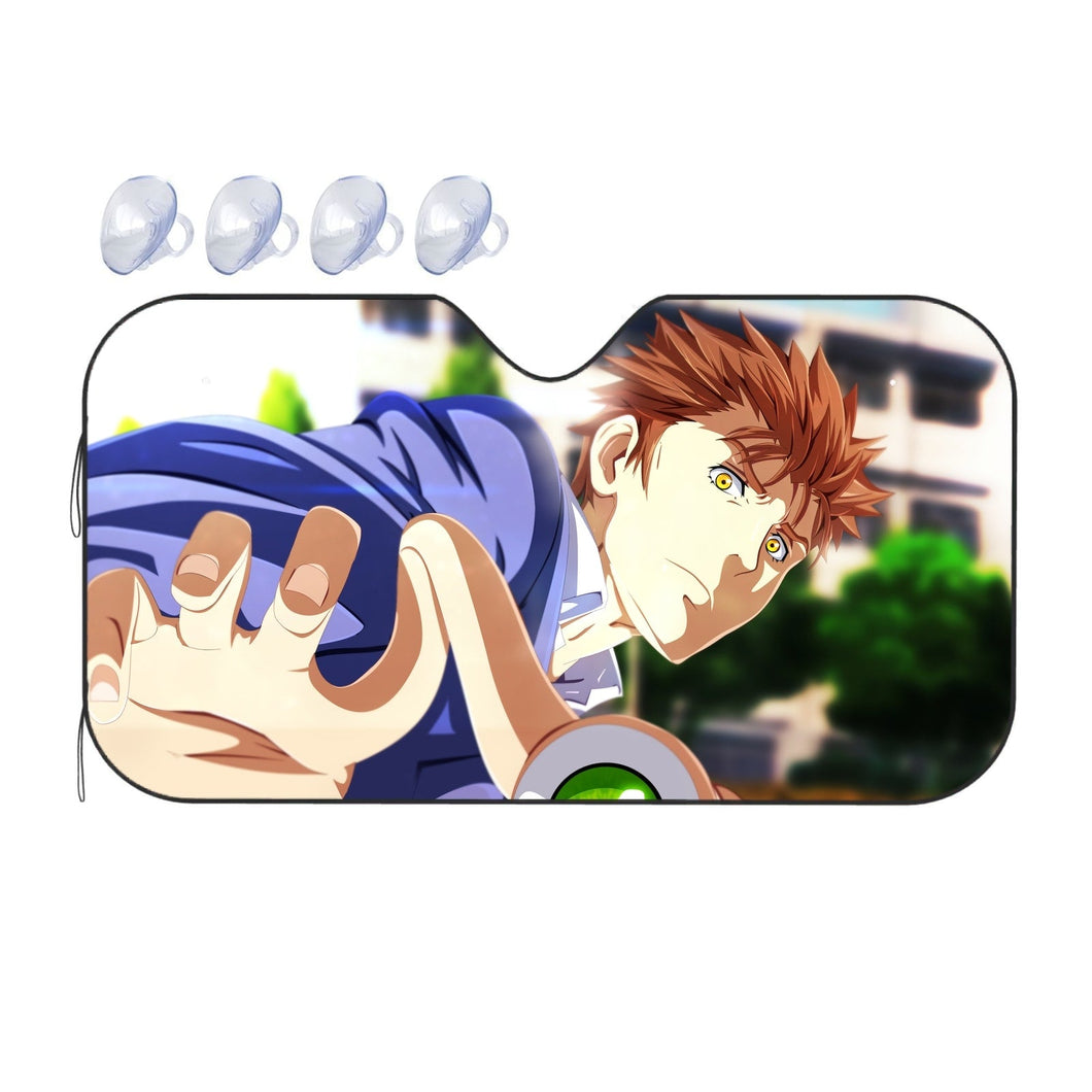 Shinichi Izumi And ‏‏‏‏‏‏Migi  Car Sunshade