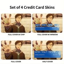 Load image into Gallery viewer, Shinichi Izumi And migi Credit Card Skins (4-in-1 Pack)

