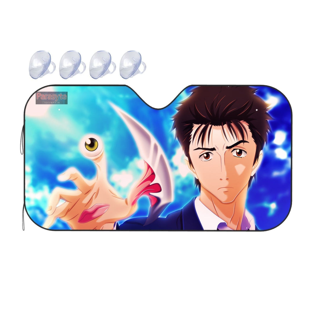 Shinichi Izumi Face And Migi  Car Sunshade