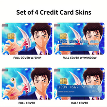 Load image into Gallery viewer, Shinichi Izumi Face And Migi  Credit Card Skins (4-in-1 Pack)
