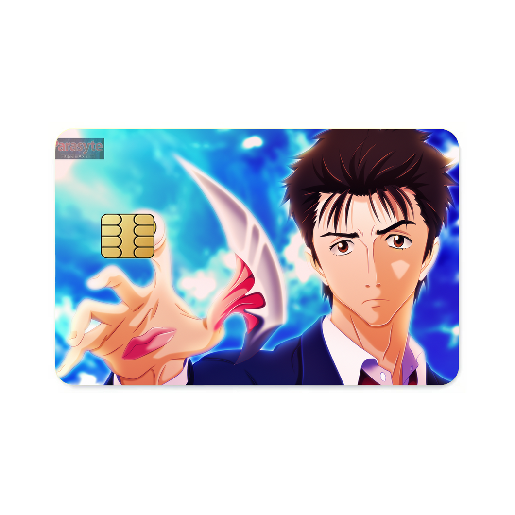 Shinichi Izumi Face And Migi  Credit Card Skins (4-in-1 Pack)