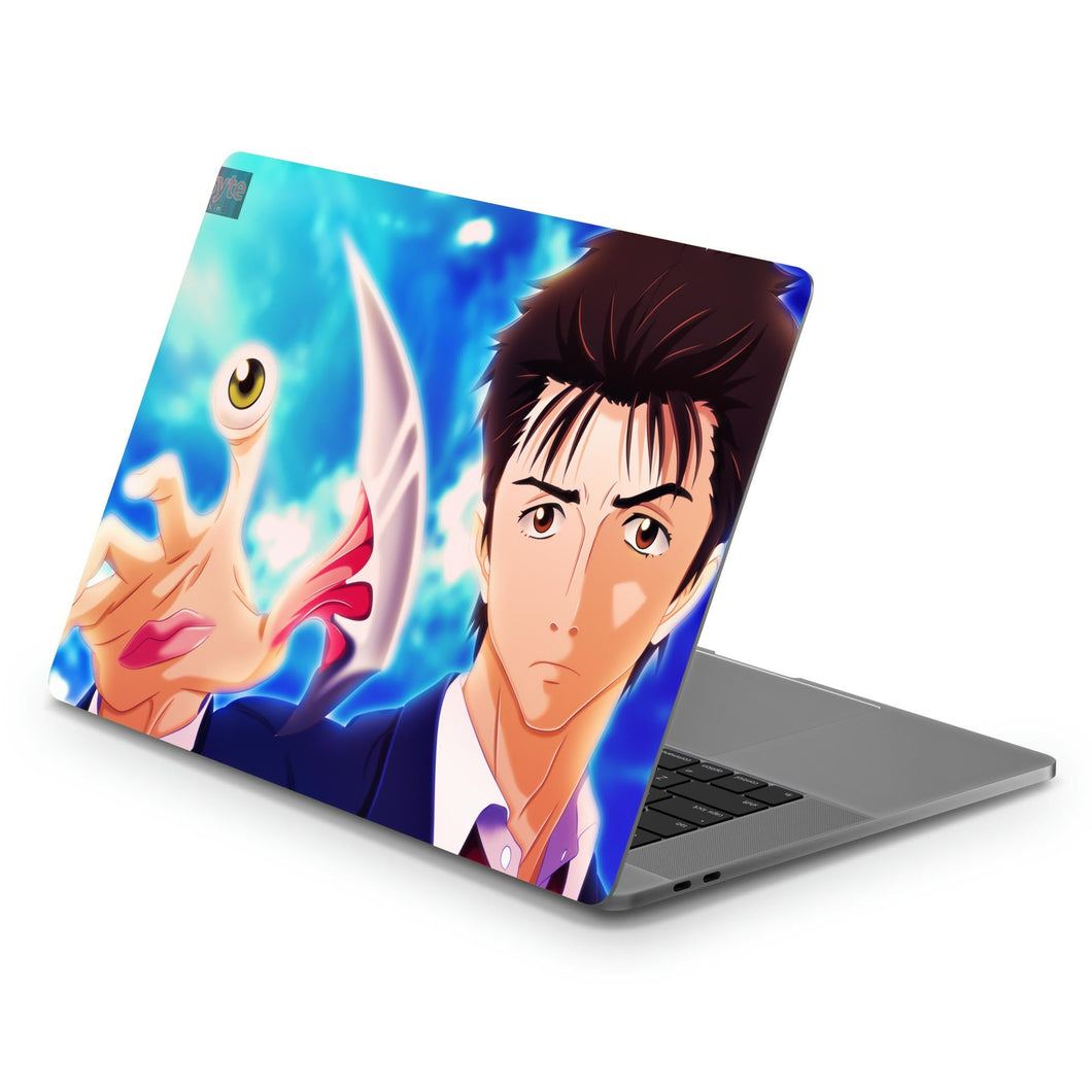 Shinichi Izumi Face And Migi  Macbook Skin