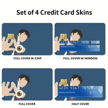 Load image into Gallery viewer, Shinichi Izumi Minimalist  Credit Card Skins (4-in-1 Pack)
