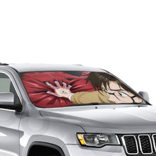 Load image into Gallery viewer, Shinichi stopping a car with Migi  Car Sunshade
