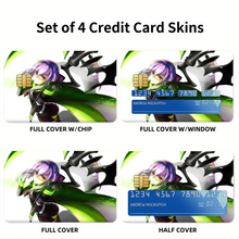 Load image into Gallery viewer, Shinoa  Credit Card Skins (4-in-1 Pack)
