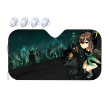 Load image into Gallery viewer, Shinoa, Yu &amp; Yoichi At The Roof  Car Sunshade
