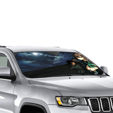 Load image into Gallery viewer, Shinoa, Yu &amp; Yoichi At The Roof  Car Sunshade
