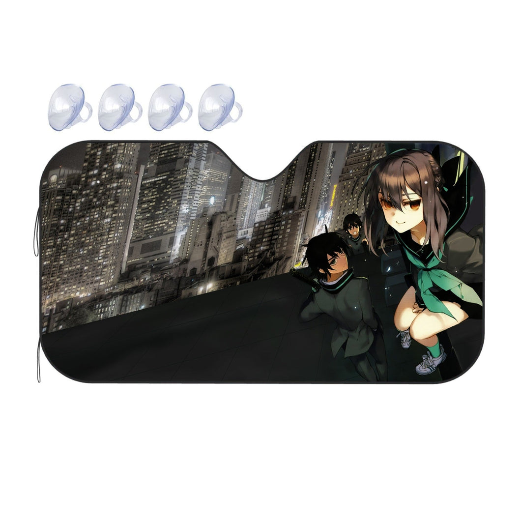 Shinoa, Yu & Yoichi  Car Sunshade