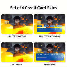 Load image into Gallery viewer, Shinra Kusababe  Credit Card Skins (4-in-1 Pack)
