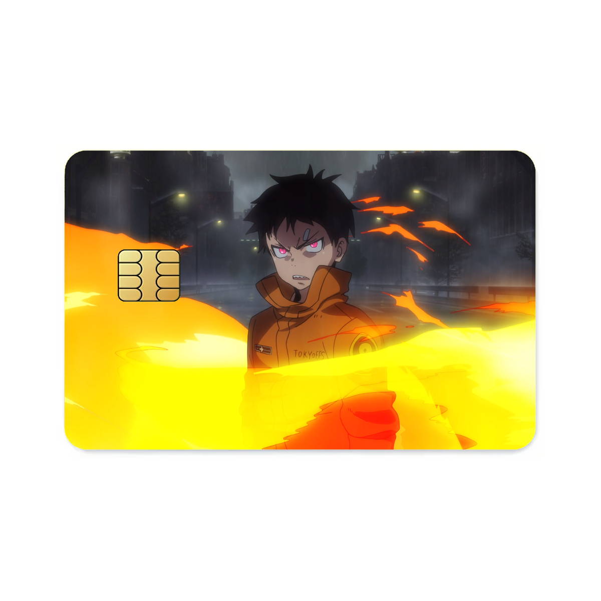Shinra Kusababe Credit Card Skins (4-in-1 Pack)