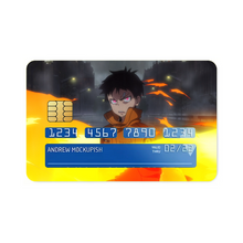 Load image into Gallery viewer, Shinra Kusababe  Credit Card Skins (4-in-1 Pack)
