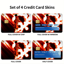 Load image into Gallery viewer, Shinra Kusakabe  Credit Card Skins (4-in-1 Pack)
