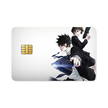 Load image into Gallery viewer, Shinya Kogami And Akane Tsunemori Together Credit Card Skins (4-in-1 Pack)
