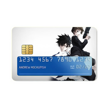 Load image into Gallery viewer, Shinya Kogami And Akane Tsunemori Together Credit Card Skins (4-in-1 Pack)
