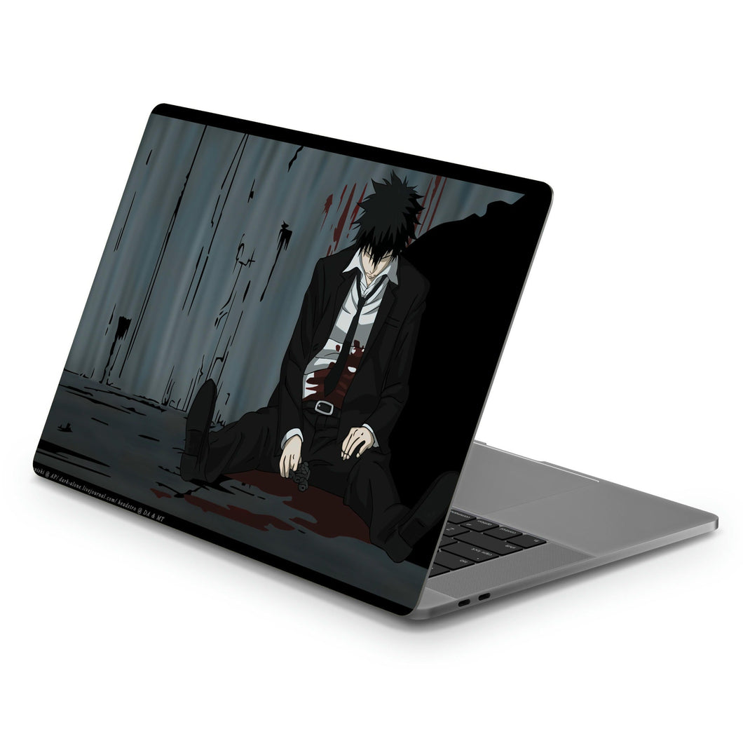Shinya Kogami dead  Macbook Skin