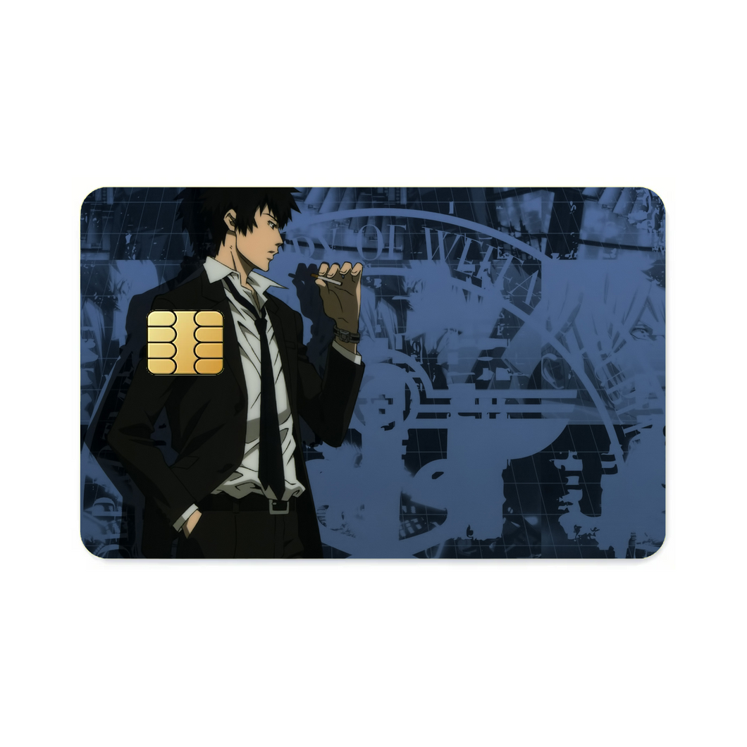 Shinya Kogami Holding a cigarette  Credit Card Skins (4-in-1 Pack)