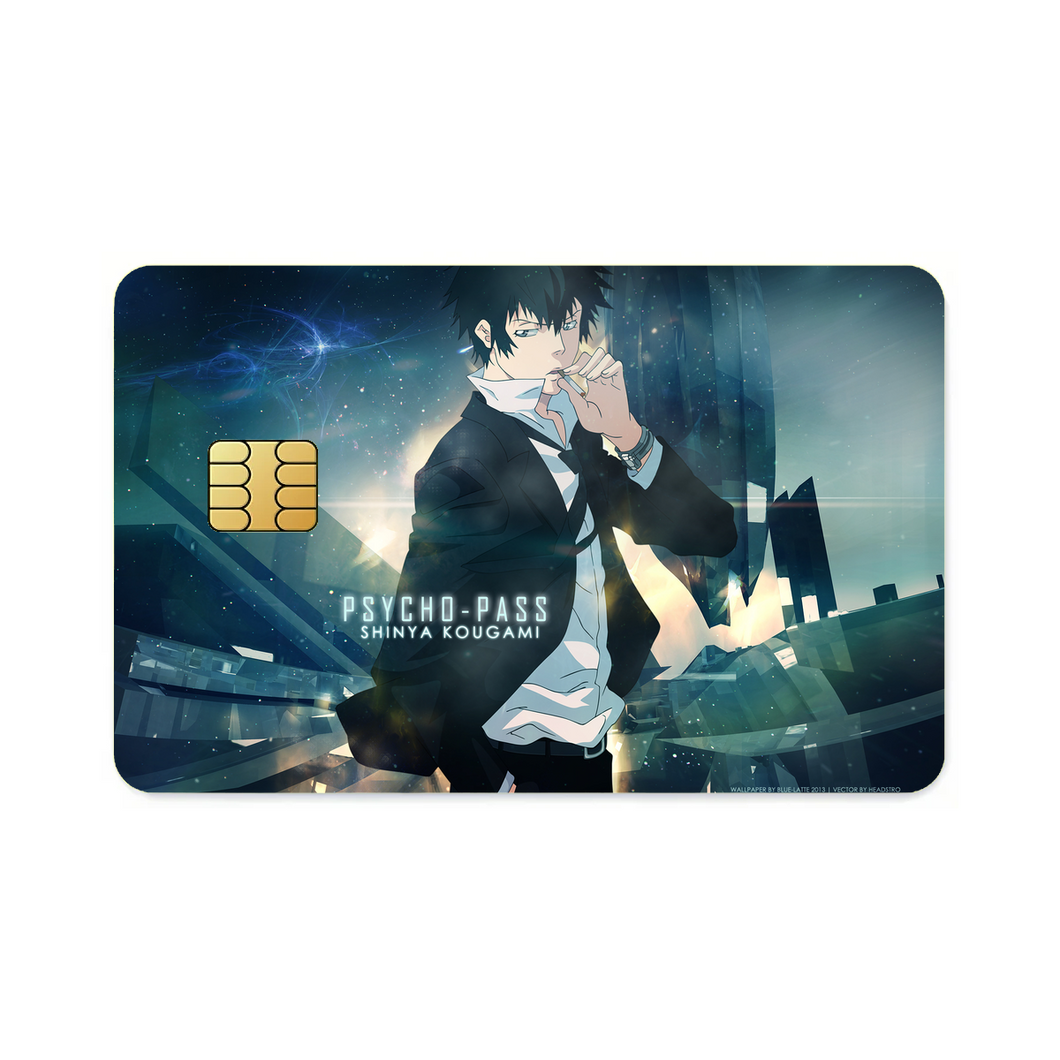 Shinya Kogami smoking  Credit Card Skins (4-in-1 Pack)