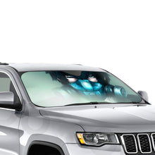 Load image into Gallery viewer, Shinya Kogami wearing Gas Mask  Car Sunshade
