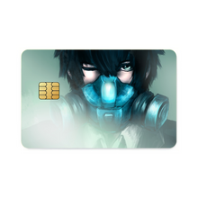 Load image into Gallery viewer, Shinya Kogami wearing Gas Mask  Credit Card Skins (4-in-1 Pack)
