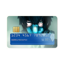 Load image into Gallery viewer, Shinya Kogami wearing Gas Mask  Credit Card Skins (4-in-1 Pack)
