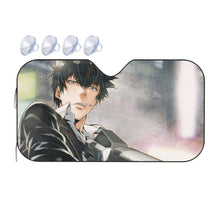 Load image into Gallery viewer, Shinya Kogami With His dominator  Car Sunshade
