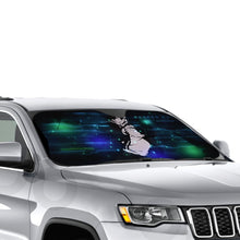 Load image into Gallery viewer, Shinya Kogami With His dominator  Car Sunshade
