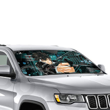 Load image into Gallery viewer, Shinya Kogami With his Dominator  Car Sunshade
