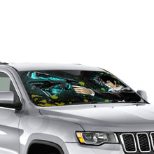 Load image into Gallery viewer, Shinya Kogami With His dominator  Car Sunshade
