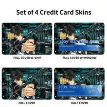 Load image into Gallery viewer, Shinya Kogami With his Dominator  Credit Card Skins (4-in-1 Pack)
