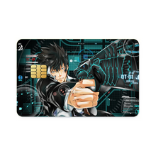 Load image into Gallery viewer, Shinya Kogami With his Dominator  Credit Card Skins (4-in-1 Pack)

