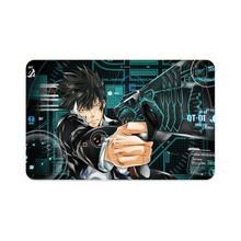 Load image into Gallery viewer, Shinya Kogami With his Dominator  Credit Card Skins (4-in-1 Pack)
