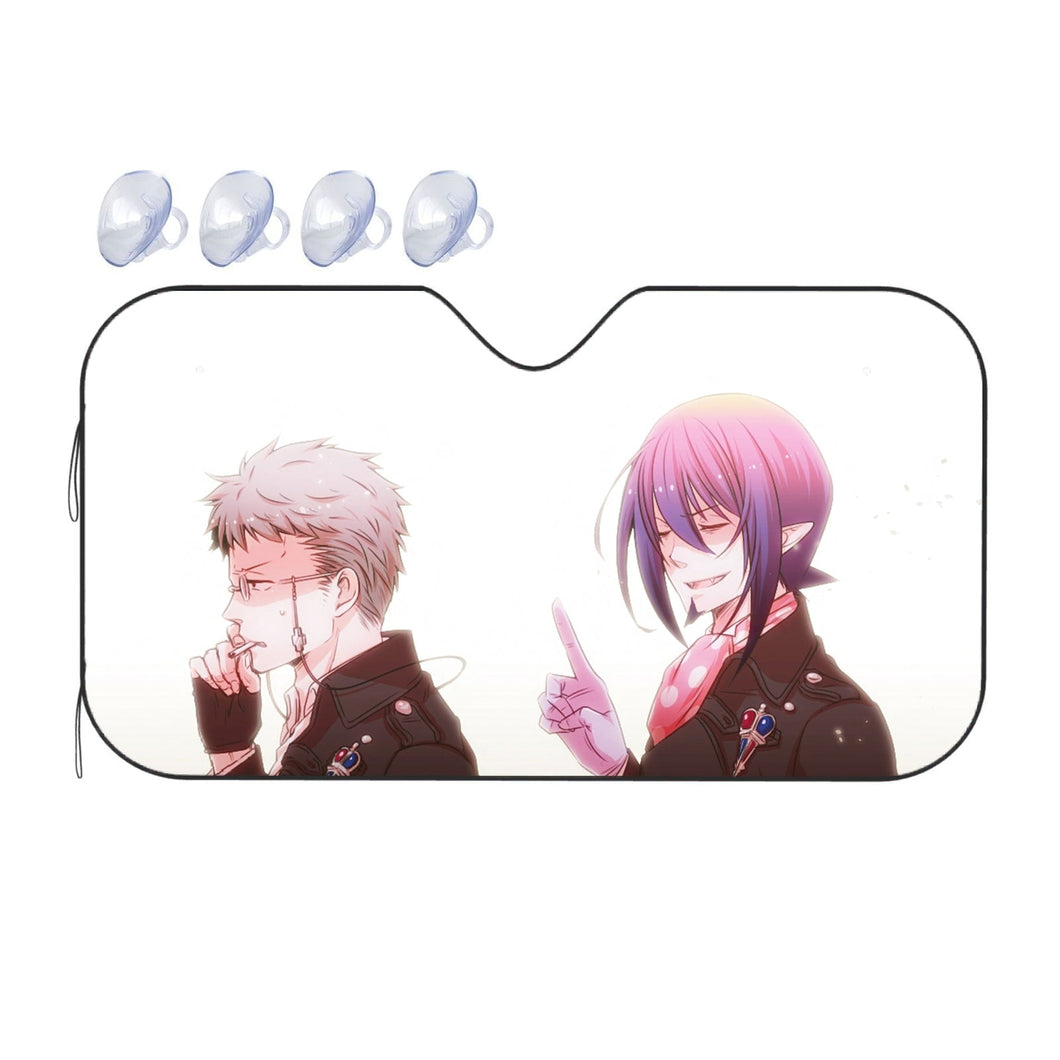 Shiro and Mephisto Car Sunshade