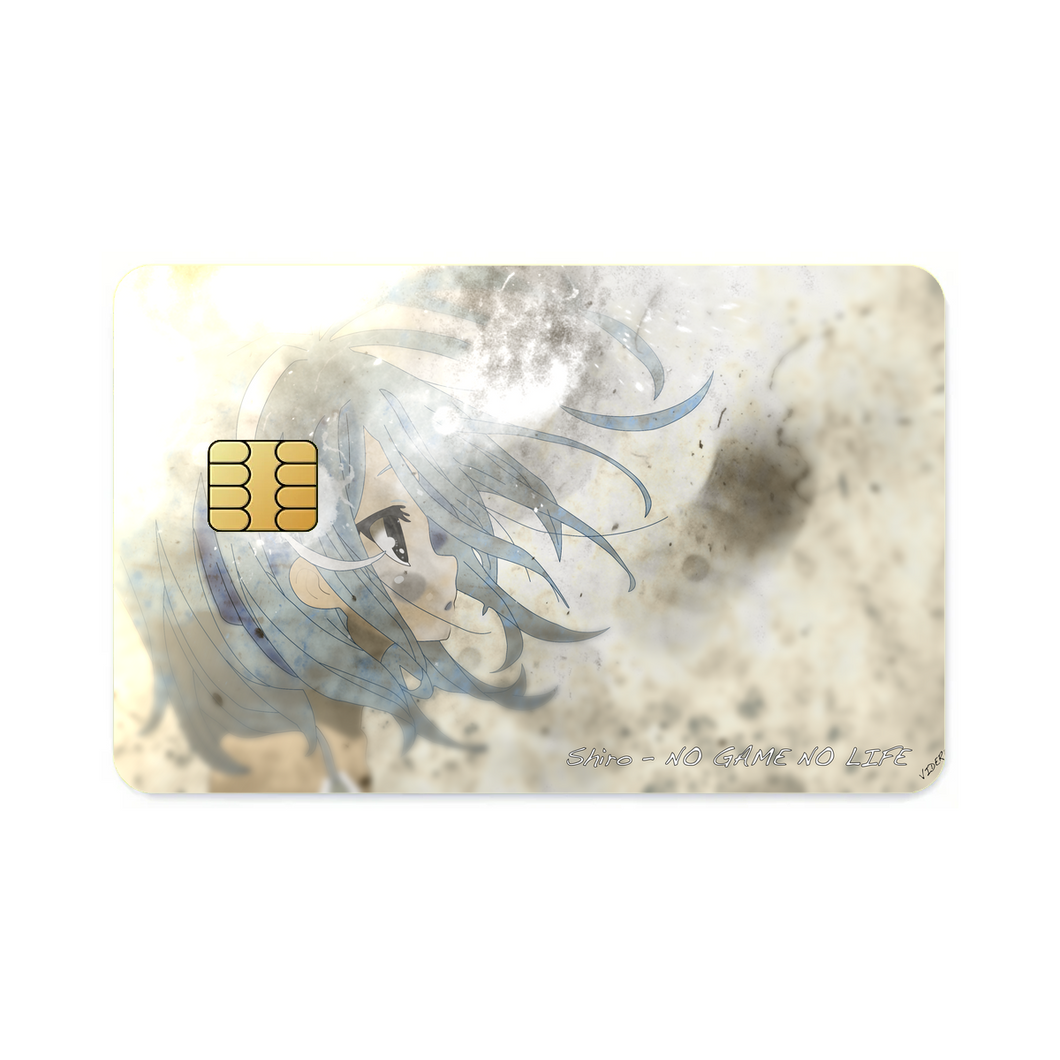 Shiro (Grunge)  Credit Card Skins (4-in-1 Pack)