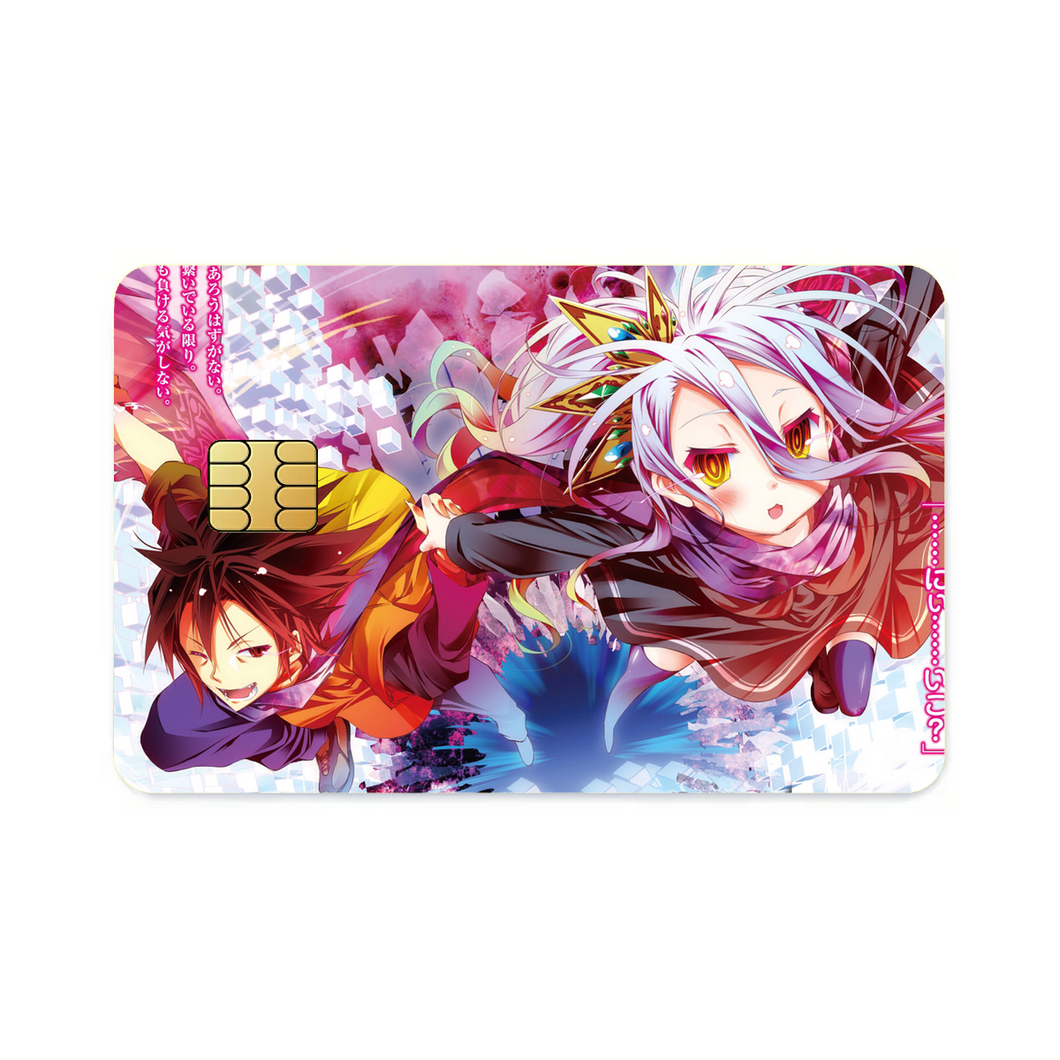 Shiro & Sora  Credit Card Skins (4-in-1 Pack)