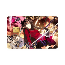 Load image into Gallery viewer, Shiroh and Rin ( Fate/Stay Night) Credit Card Skins (4-in-1 Pack)
