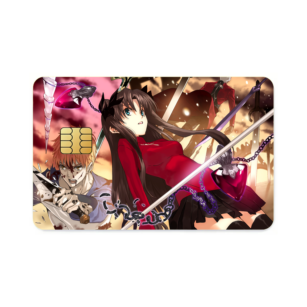 Shiroh and Rin ( Fate/Stay Night) Credit Card Skins (4-in-1 Pack)