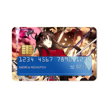 Load image into Gallery viewer, Shiroh and Rin ( Fate/Stay Night) Credit Card Skins (4-in-1 Pack)
