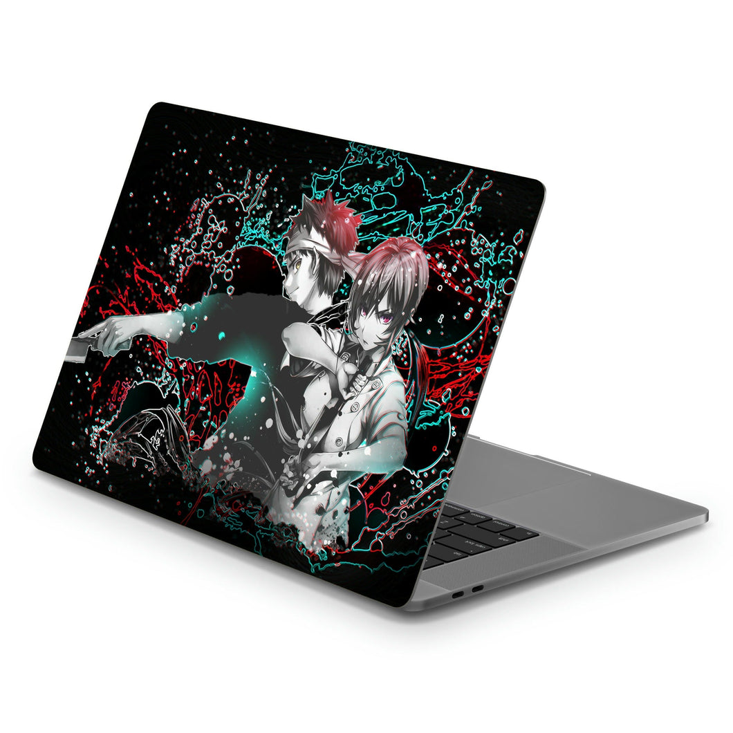 Shokugeki No Soma - Dark Yukihira Souma & Erina Nakiri  Macbook Skin