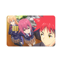 Load image into Gallery viewer, Shokugeki no Soma Erina Nakiri, Soma Yukihira and Hisako Arato Credit Card Skins (4-in-1 Pack)
