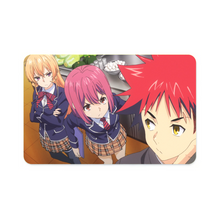 Load image into Gallery viewer, Shokugeki no Soma Erina Nakiri, Soma Yukihira and Hisako Arato Credit Card Skins (4-in-1 Pack)

