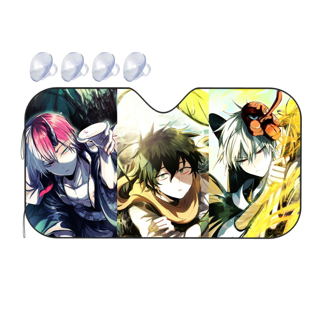 Shoto Todoroki,Izuku Midoriya,Katsuki Bakugou Car Sunshade