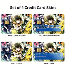 Load image into Gallery viewer, Shoto Todoroki,Izuku Midoriya,Katsuki Bakugou Credit Card Skins (4-in-1 Pack)
