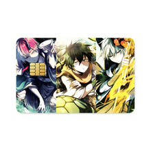 Load image into Gallery viewer, Shoto Todoroki,Izuku Midoriya,Katsuki Bakugou Credit Card Skins (4-in-1 Pack)
