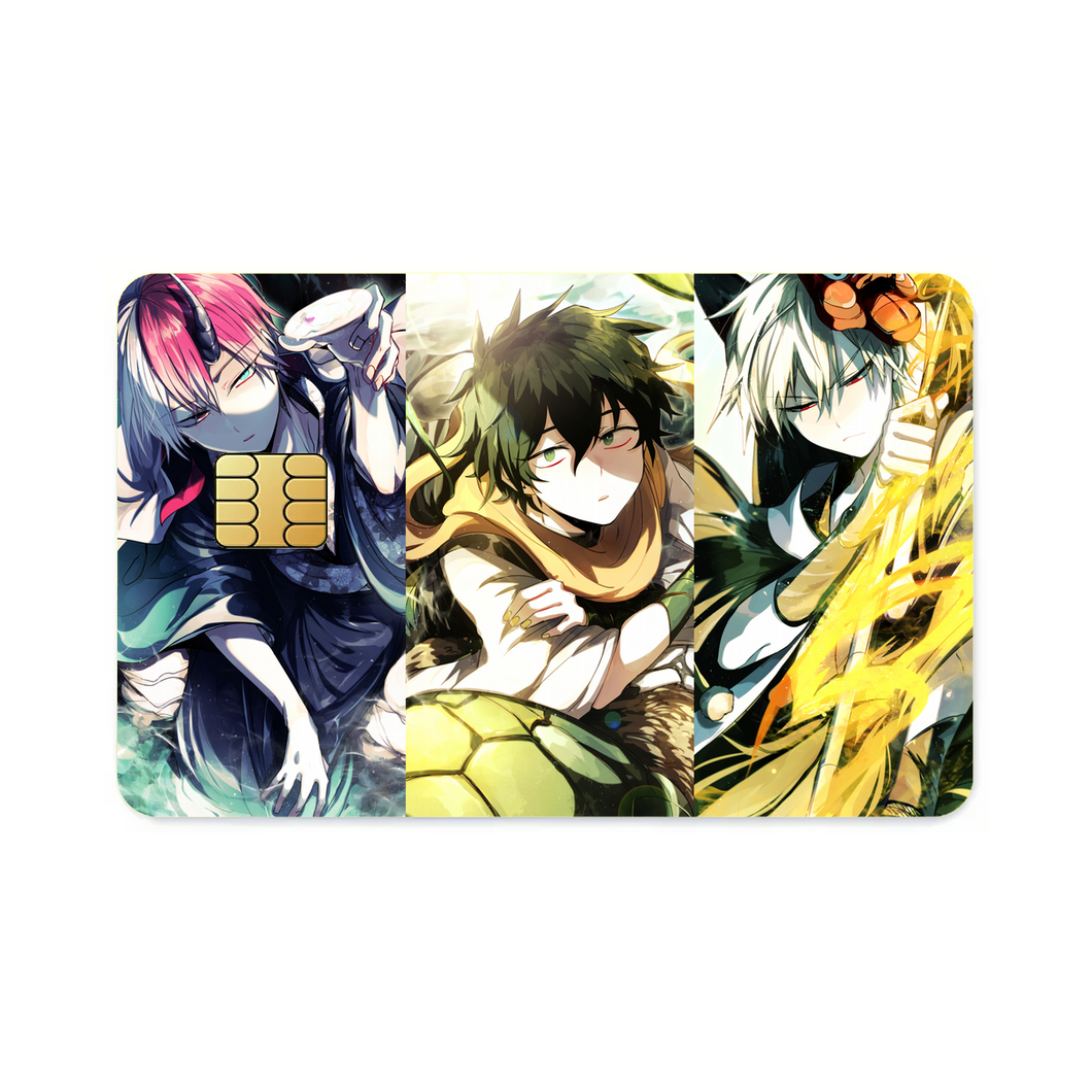 Shoto Todoroki,Izuku Midoriya,Katsuki Bakugou Credit Card Skins (4-in-1 Pack)