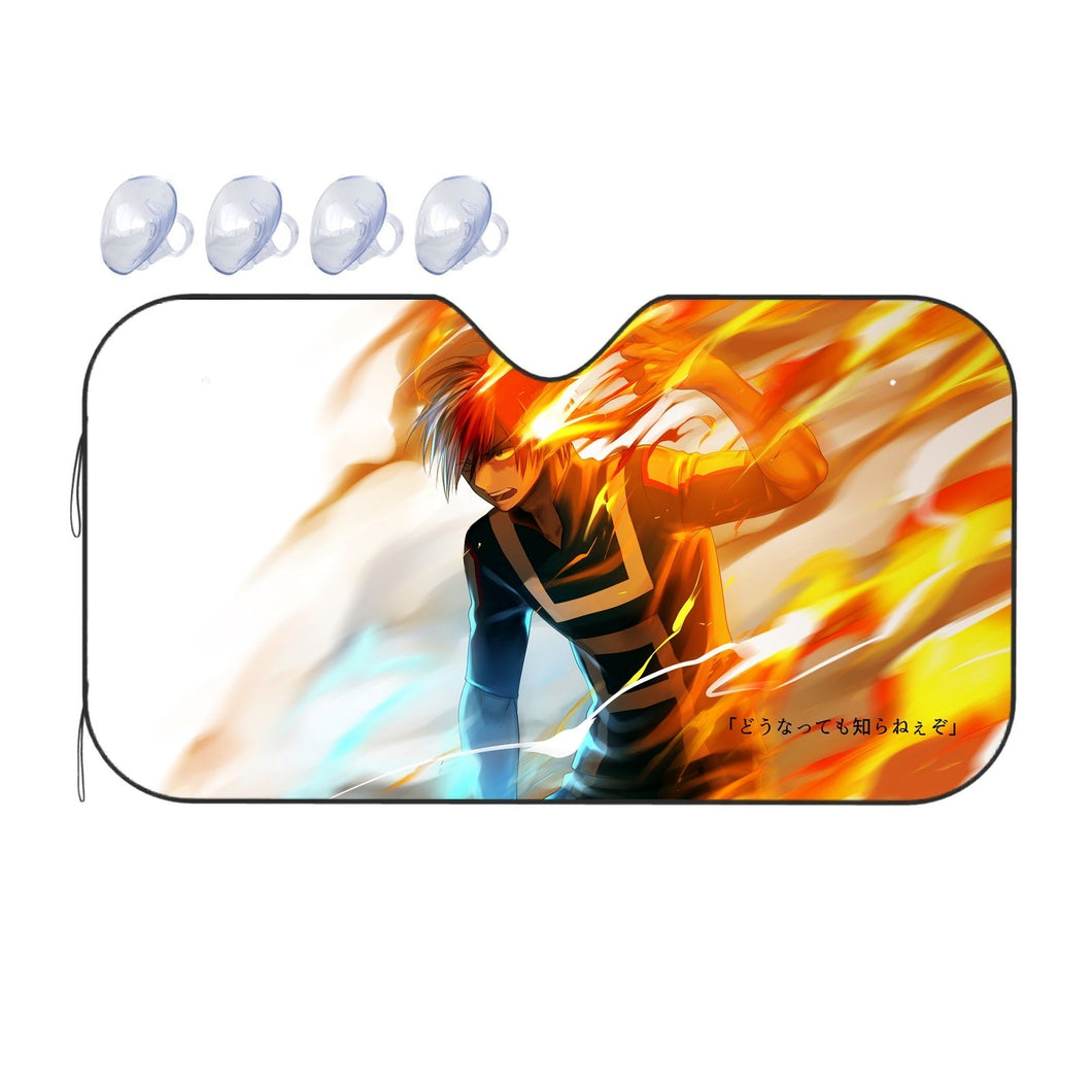 Shouto Todoroki (Boku no Hero Academia)  Car Sunshade